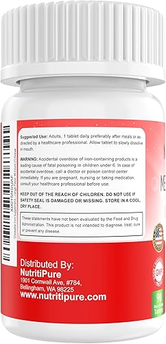 Miniatura 3 de Suplemento de hierro masticable (hierro de carbonilo 18 mg con vitamina C 30 mg) tableta en sabor naranja 90 unidades, 2