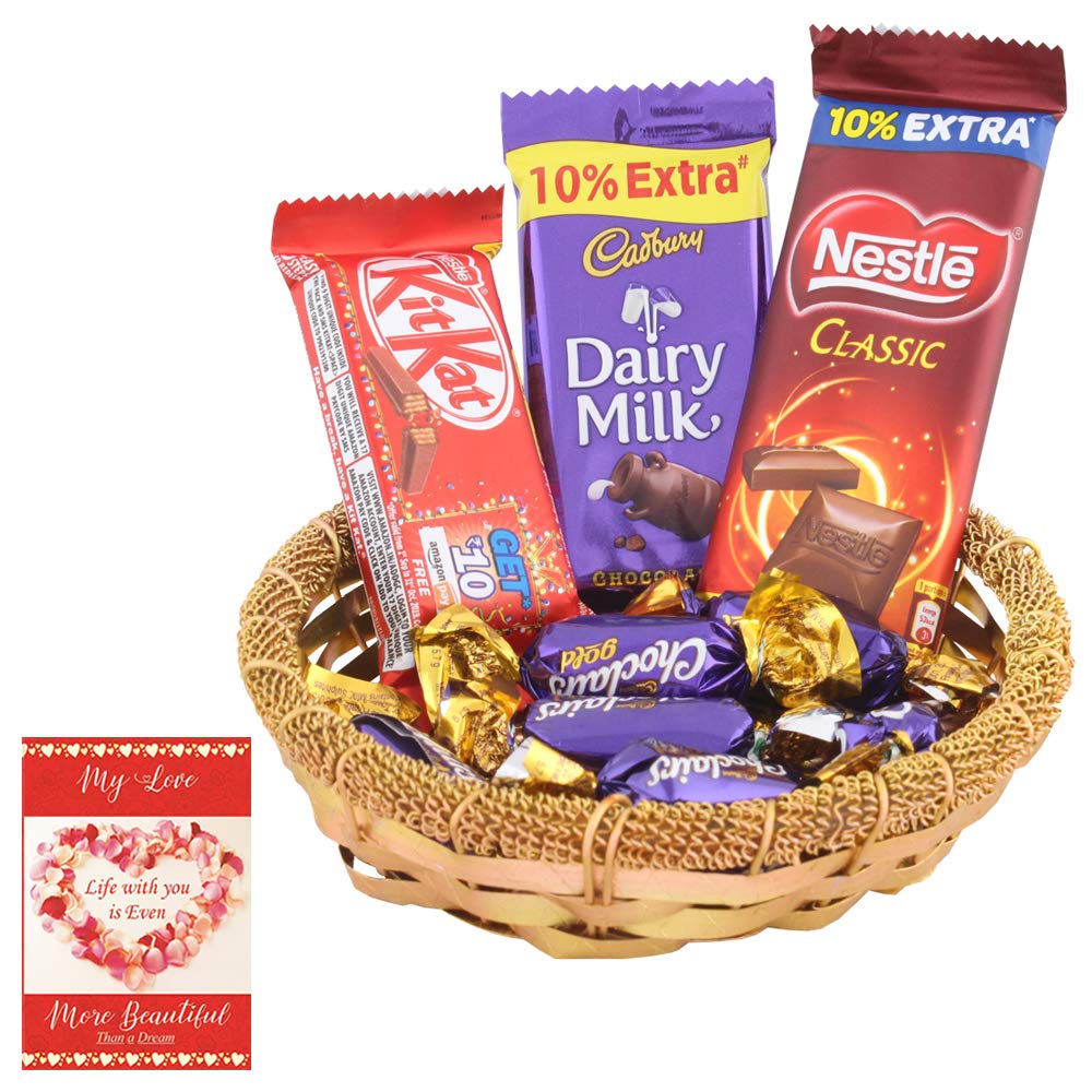 See full amazon price history chart for SFU E Com Chocolate Gift Pack Combo | Valentine Chocolate with Love Greeting Card | Valentine Chocolate Hamper | 288 SFU E Com Chocolate Gift Pack Combo | Valentine Chocolate with Love Greeting Card | Valentine Chocolate Hamper | 288 (B0BSLRS5WF) Amazon Price History, Amazon Price Tracker
