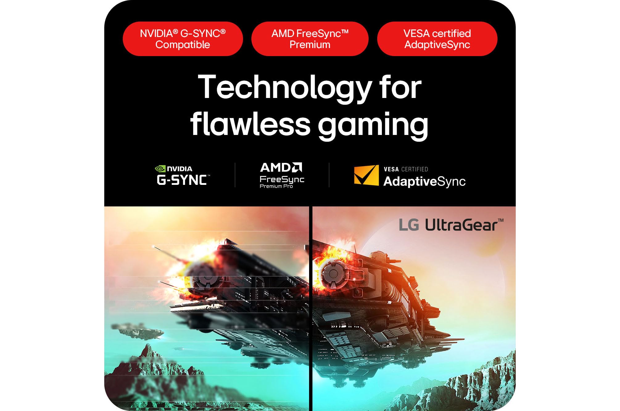 LG Ultragear 27GX704A-B.AEU 27 Zoll WQHD OLED Gaming-Monitor 240Hz AMD FreeSync Premium Pro DisplayHDR True Black 400 Schwarz