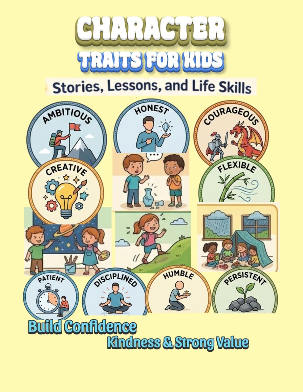 Character Traits for Kids: Inspiring Stories and Activities to Help Kids Build Confidence, Kindness, and Good Habits
