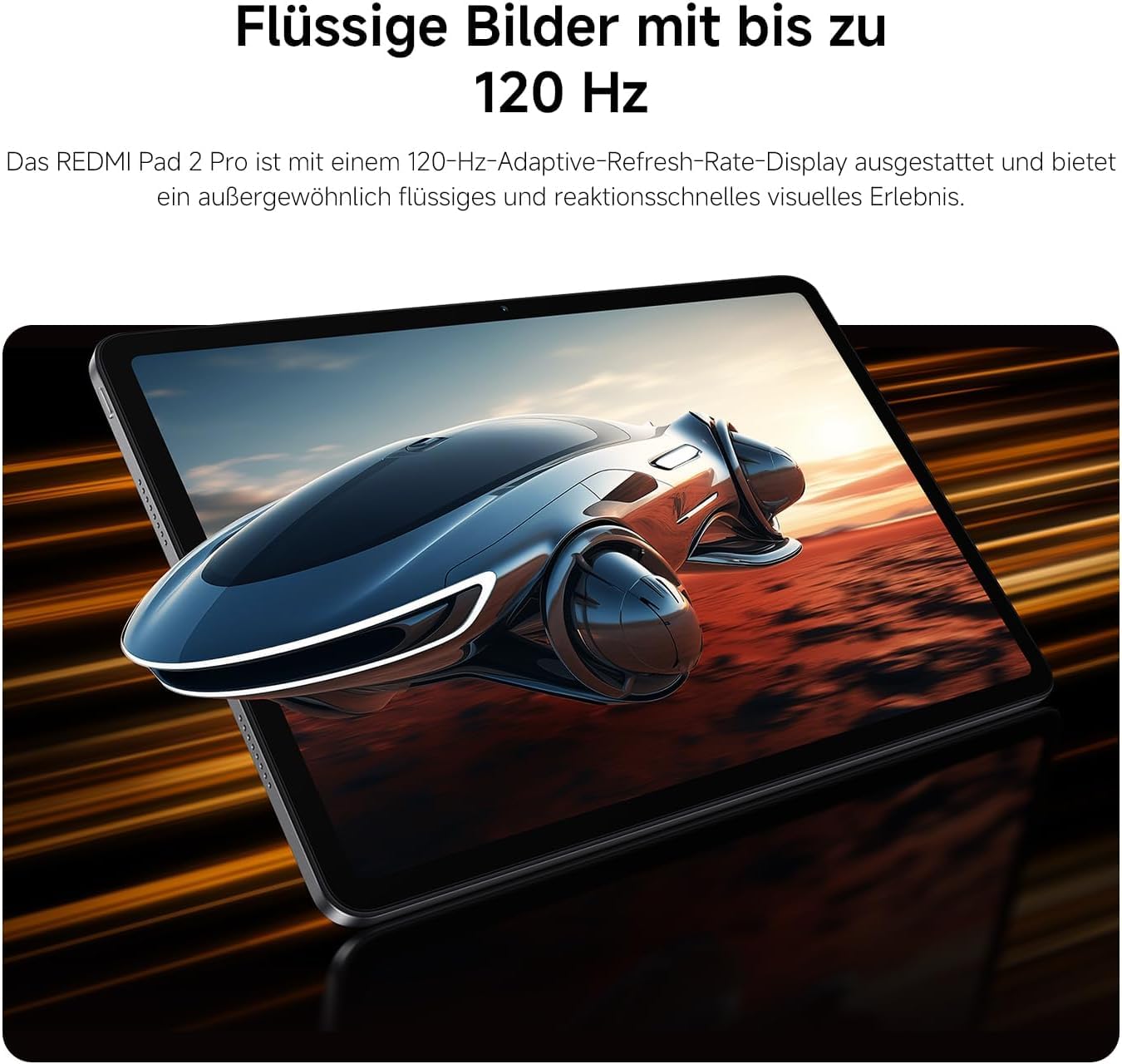 XIAOMI REDMI Pad 2 Pro, 8+256GB, 12,1" 2,5K 120Hz Display, Riesiger 12.000mAh (typ) Akku, 4nm Prozessor, Nahtlose Konnektivität, Graphitgrau，WiFi