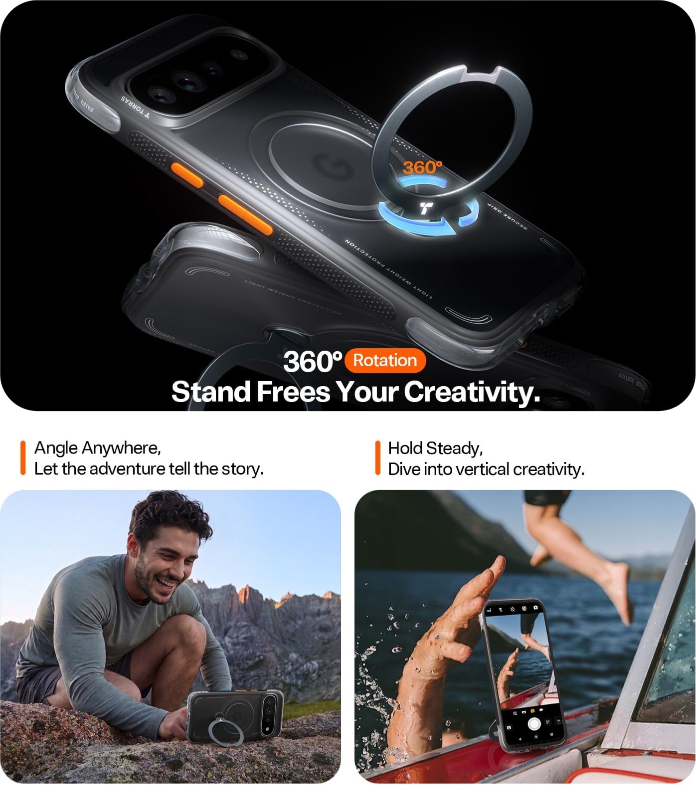Amazon.com: TORRAS Q3 Air for Google Pixel 11 Pro XL Case