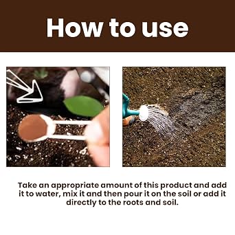 Soil Conditioner | Soil Conditioner & Softener - Natural Nutrients 60G Fertilizer for Houseplants Bean Fruit Flower Vegetable Evergreen Trees Garden Quick Start Planting