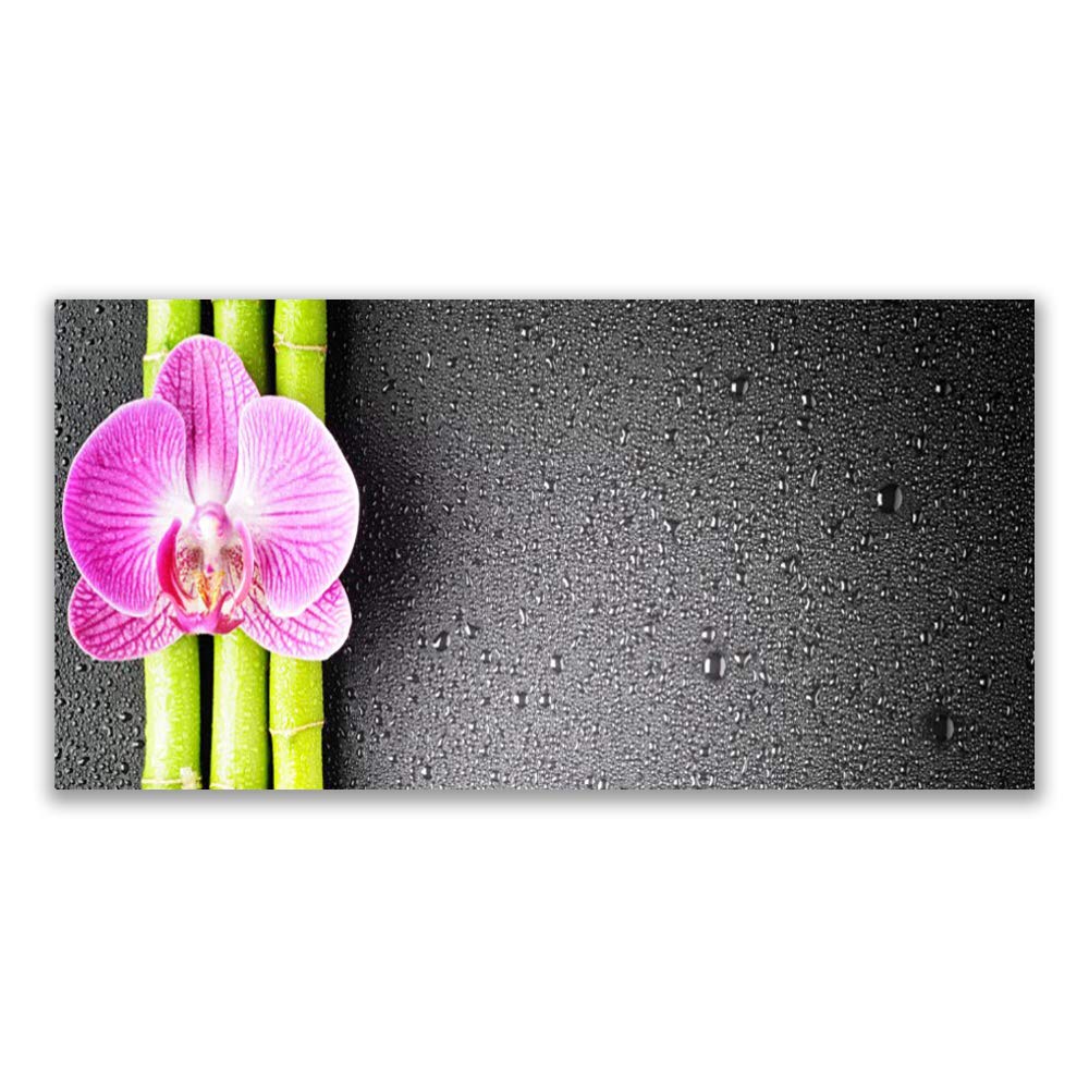 Tableau décoration murale bambou plexiglas 120x60cm salon moderne