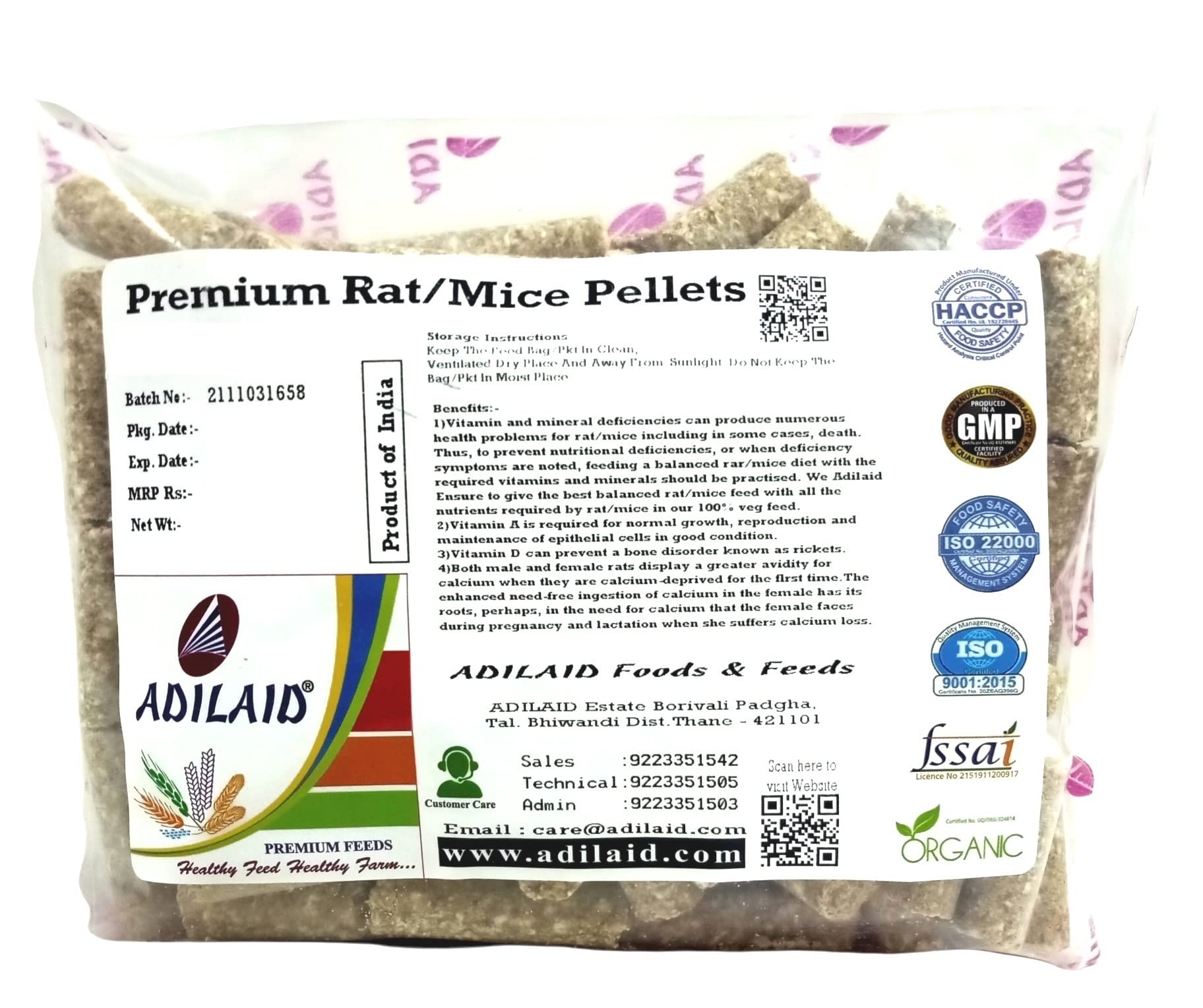 ADILAID Rat & Mice Dry Pellets (4.5 Kg) Grain & Fruit Flavor (B09KV9F56S) Amazon Price History, Amazon Price Tracker