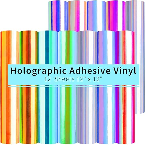 HTVRONT Vinilo metálico rojo permanente, 9 hojas de vinilo permanente metálico mate rojo de 12 x 12 pulgadas, vinilo adhesivo permanente rojo