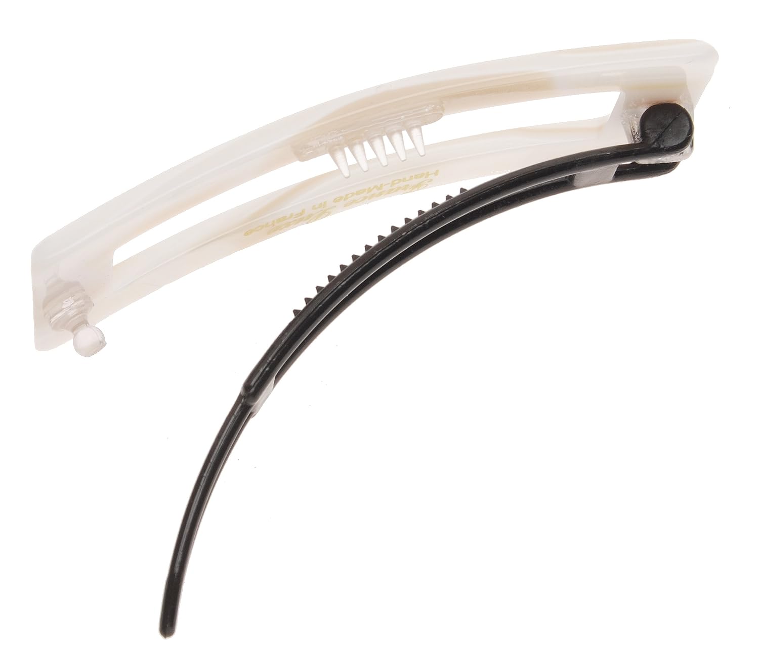 France Luxe Cutout Rectangle Plastic Tige Boule Barrette - Alba