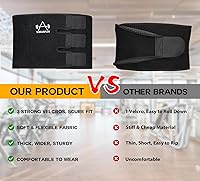 Vista 3 de Waist Trimmer Belt Men Sweat Band Stomach Wrap, Waist Trainer for Women Workout