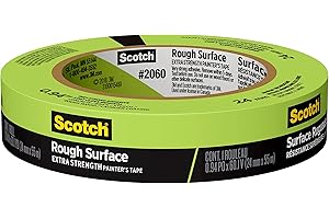 Scotch Blue Rough Surface Painter's Tape: Protect Surfaces, Remove Easily