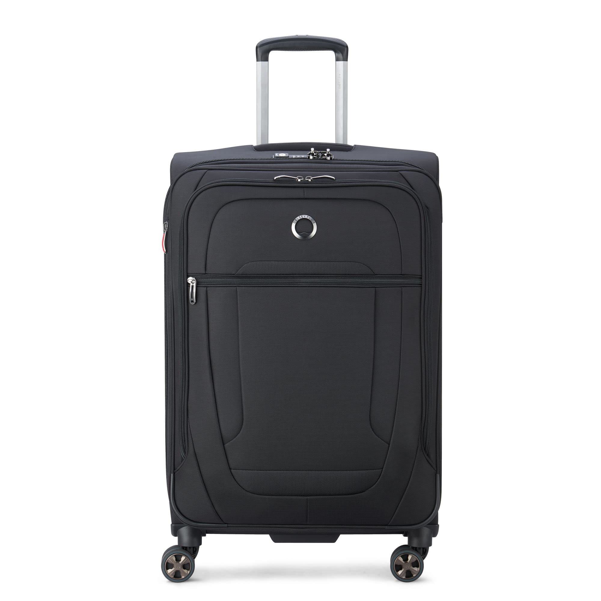 DELSEY PARISDelsey Helium Dlx 71cm Softcase 4 Double Wheel Expandable Check-In Luggage Trolley Black - 00239782000