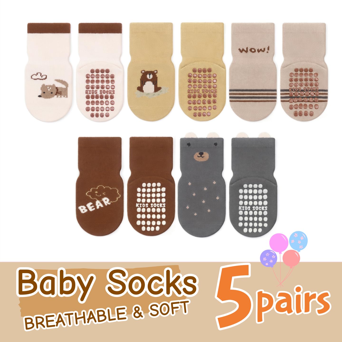 SAFA - Baby & Toddler Merino Wool Socks – Thin Ribbed | Soft, Breathable, Naturally Odor-Resistant (US, Age, 18 Months, 24 Months, Grey)