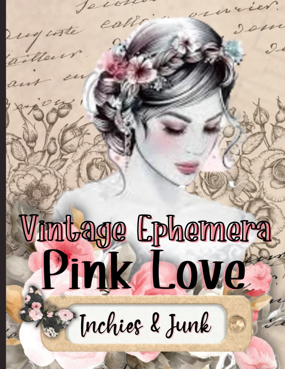 Vintage Ephemera Pink Love Inchies and Junk: Scrapbooking, Card Making, Junk Journals, and Paper Crafting