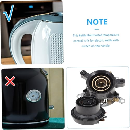 Miniatura 4 de Ciieeo 4 juegos de base de termostato eléctrico para hervidor eléctrico de cocina, base de hervidor eléctrico, termostatos para control de