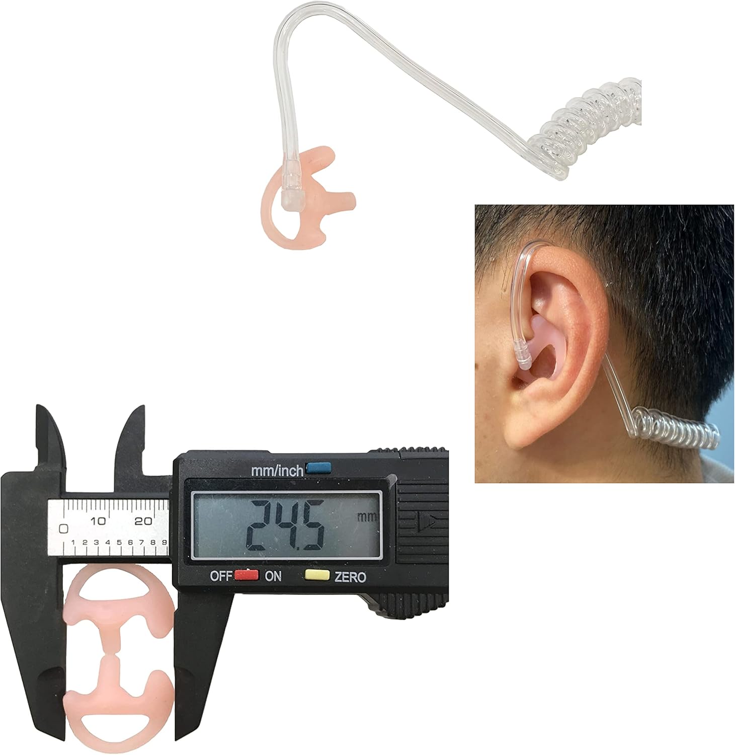 Ear tips and acoustic tube components