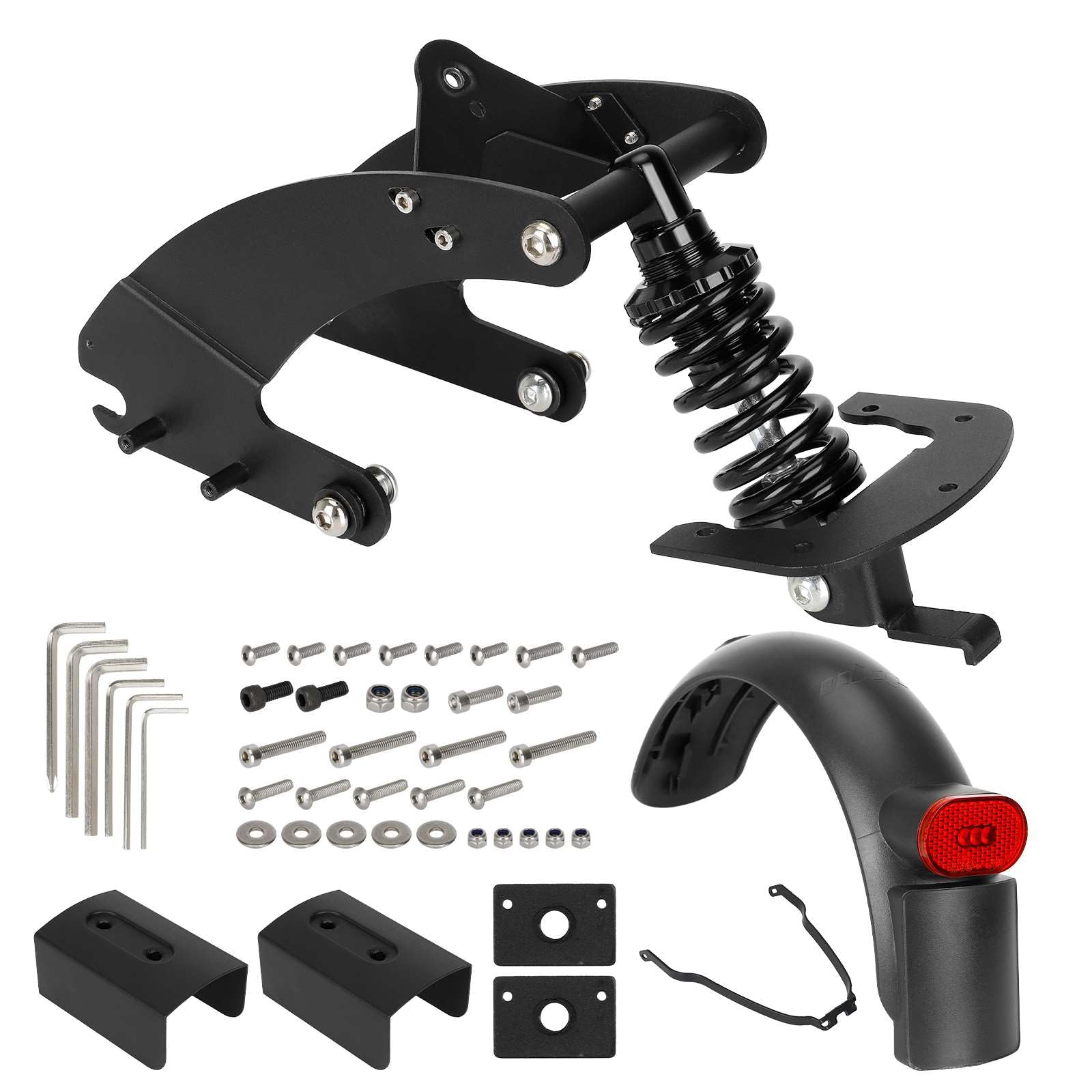 Kit Amortisseur Arrière pour Kuickwheel S1-C PRO/S1-C Suspension Arrière pour Scooter Electrique Modification pour Trottinettes Accessoires