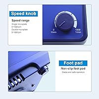 Vista 5 de Mezcladores de microplacas Mezclador de placa de cultivo celular de 96 pocillos Agitador de laboratorio ajustable de 0-1500 RPM (MX-M2)