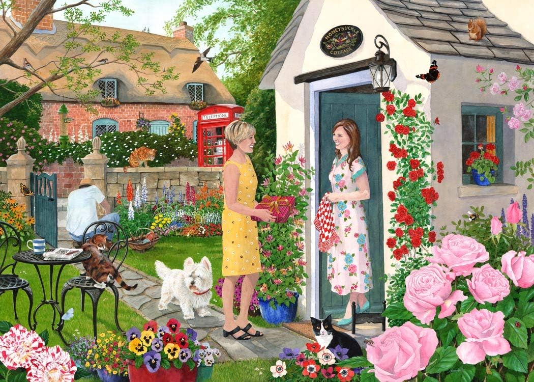 The House of Puzzles Big 500 Piece Jigsaw Puzzle Just to Say The Harrow Collection BigaMart