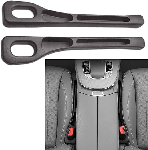 KADEN Car Seat Gap Filler Universal Seat Gap Plug for Car, Prevents Items Falling Between Seat & Console, Soft Foam Universal Fit with Buckle Base,...