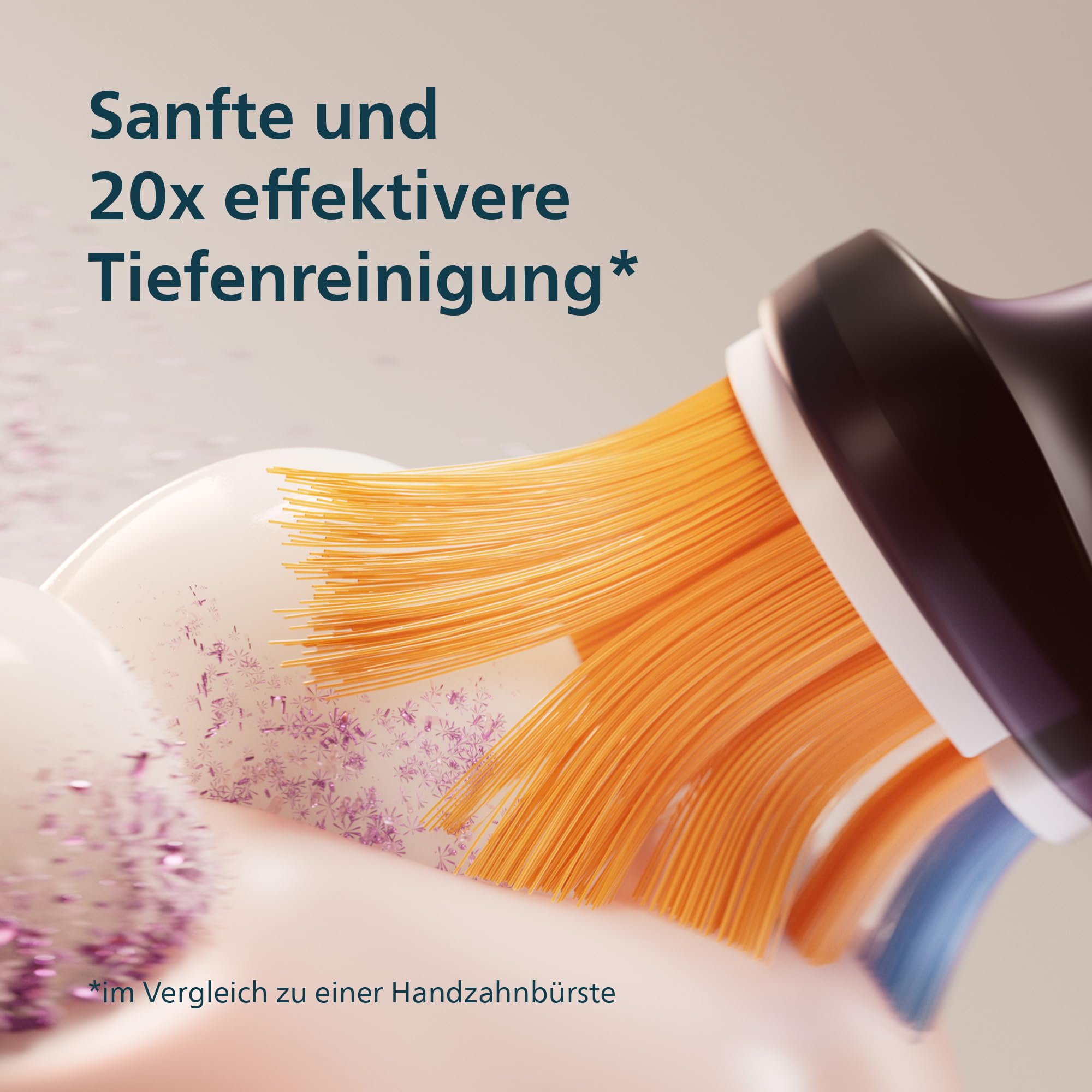Philips Sonicare DiamondClean Prestige 9900 elektrische Zahnbürste - Schallzahnbürste mit SenseIQ, A3 Premium-All-in-One-Bürstenkopf und Ladeetui in Mitternachtsblau (Modell HX9992/12)