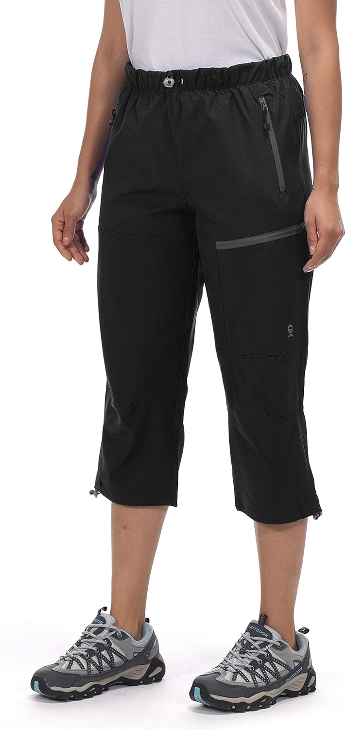 Little Donkey Andy Women's Quick Dry 3/4 Pants Capri Shorts Lightweight Hiking Travel Casual - Image 2