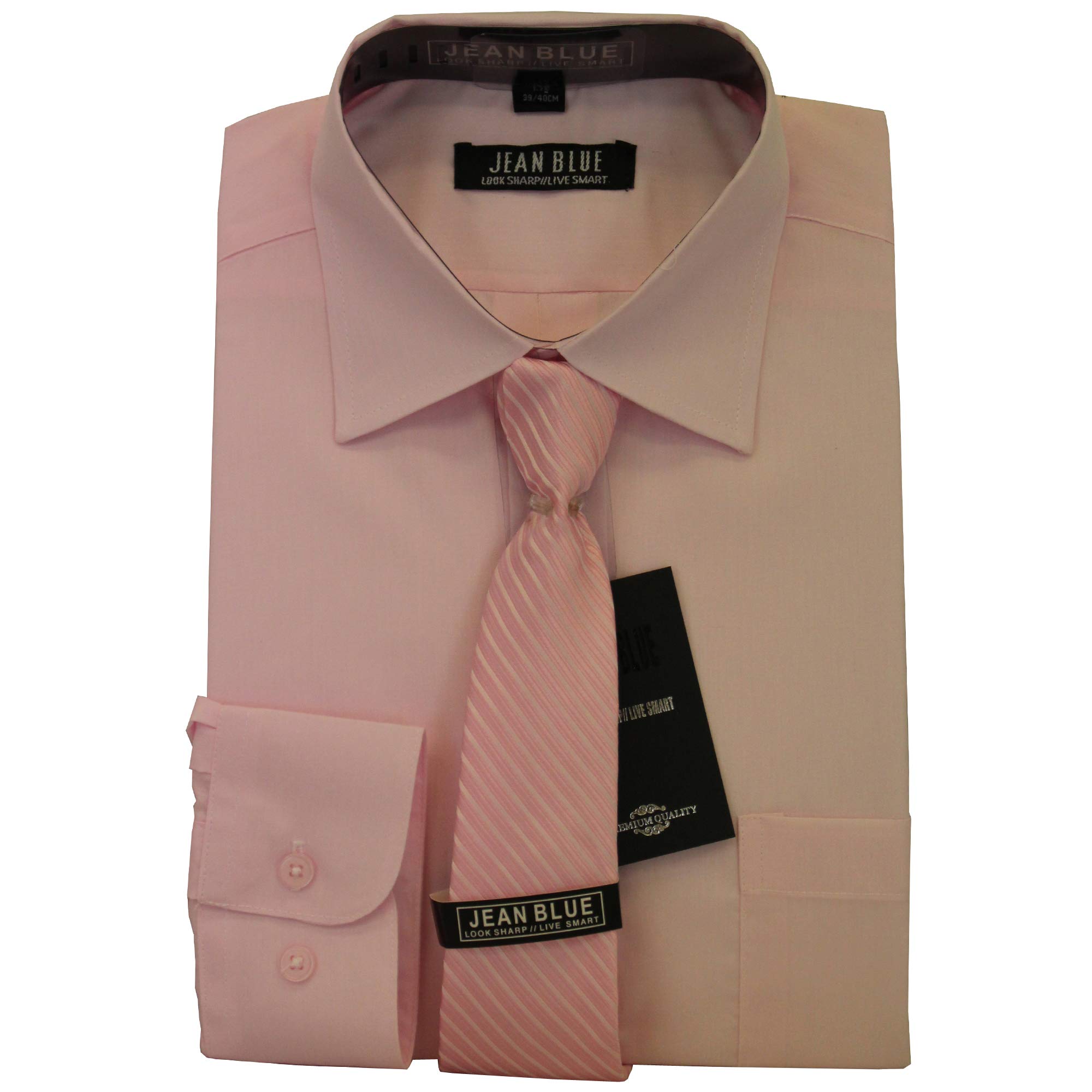 Jean Blue Men's Formal Shirt D30 Pink 16.5"