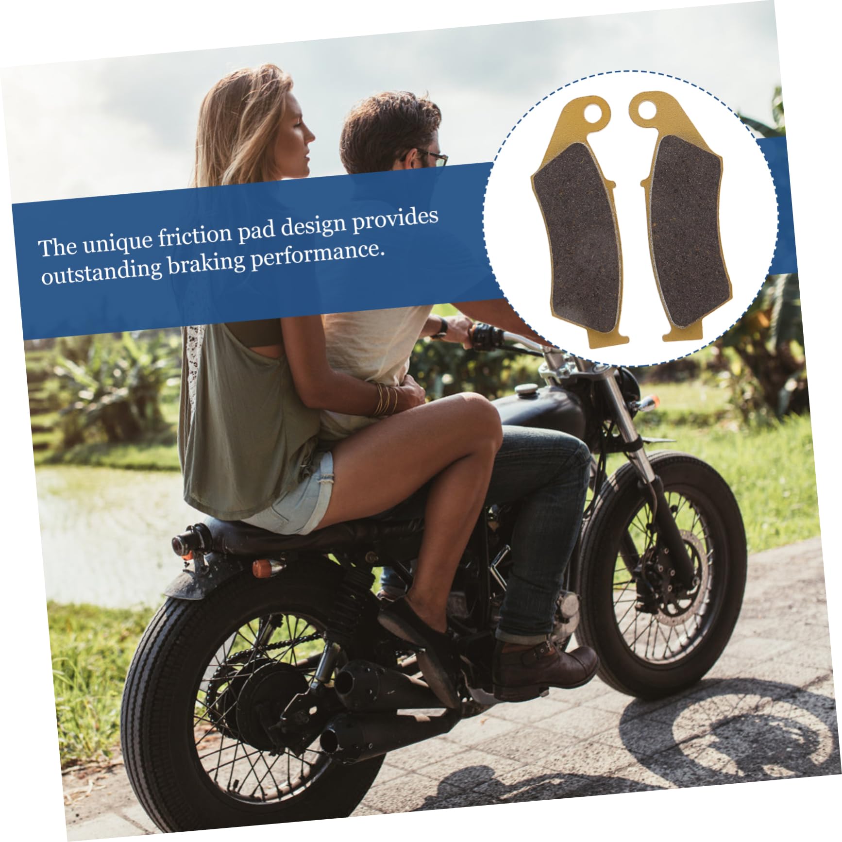 OUNONA 6 Sztuk Części Zamienne Do Motocykli Atv Klocki Hamulcowe Motocykl Klocek Hamulcowy Klocki Hamulcowe Motocyklowe Klocki Hamulcowe Do Motocykli Klocki Hamulcowe Wymiana Akcesoria