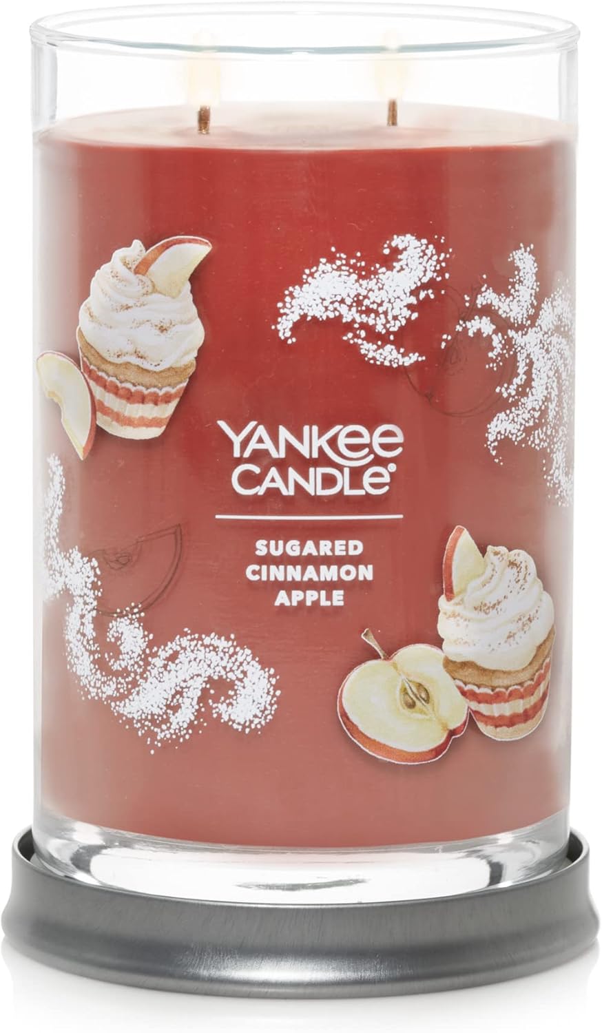 Amazon｜Yankee Candle 砂糖シナモンアップルシグネチャーラージタンブラーキャンドル｜キャンドル・キャンドルスタンド オンライン通販