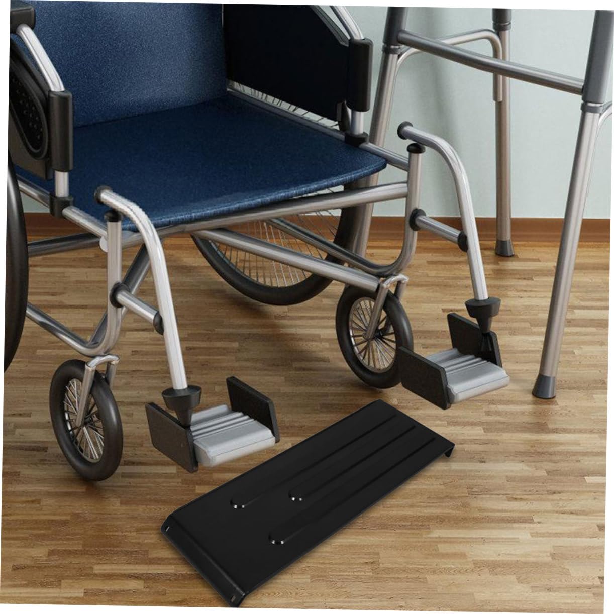 2 Protectores Laterales para Silla de Ruedas Eléctrica, Fabricados en Pp Negro, Fáciles de Instalar y Diseñados para Mejorar la Comodidad en Hospitales y Residencias