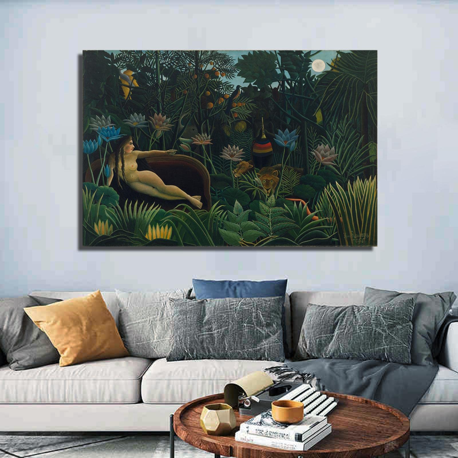 【美品】夢 by アンリ・ルソー、レプリカ作品 夢 アンリ・ルソー 絵画販売 複製画