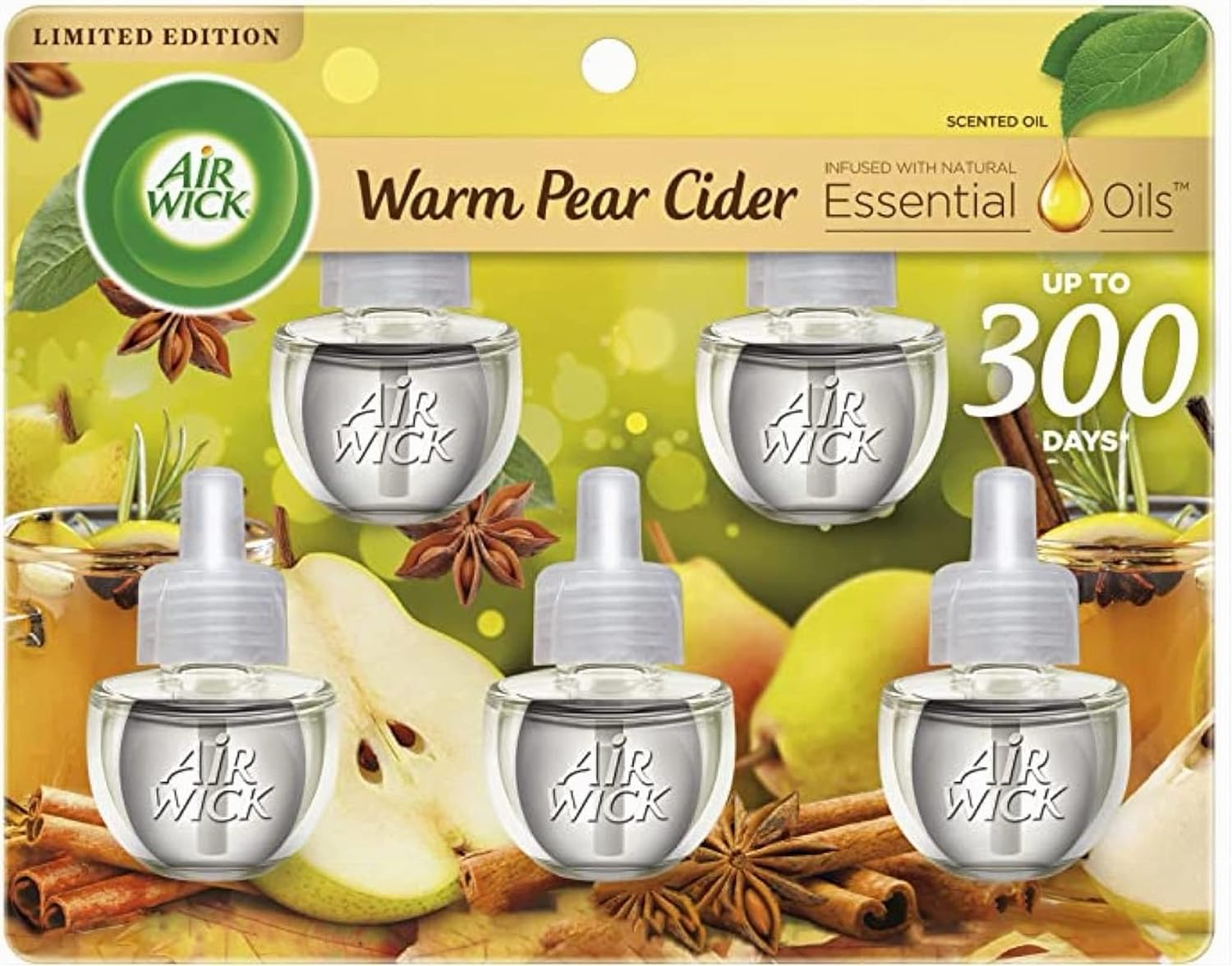 Amazon エアーウィック Air Wick エッセンシャルオイル 芳香剤 プラグイン 詰め替えボトル 20ml 5個セット 本体別売り