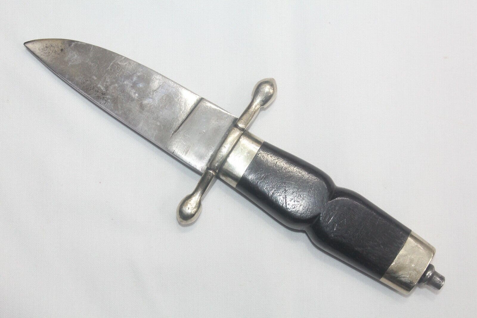 Rajasthan Gems Dagger Knife Damascus Steel Blade Wood Handle Handmade Home Decor B371