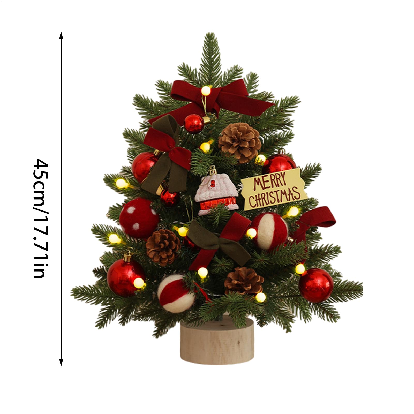 Mini Albero Di Natale Con E Pigne