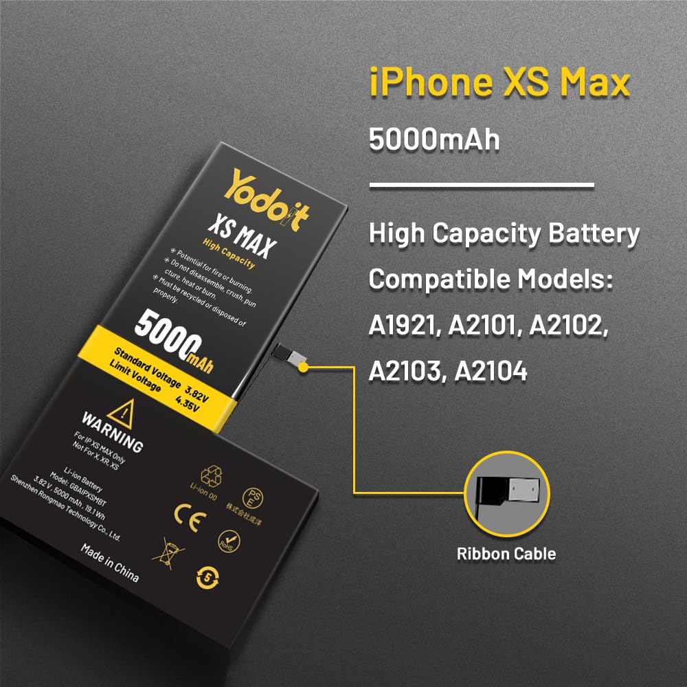Batterie Interne De Remplacement Pour IPhone XS Max - Neuve - Compatible Modèles A1921, Etc.