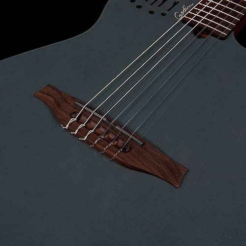 Miniatura 2 de Godin Guitarra eléctrica de cuerpo hueco de 6 cuerdas, derecha, azul Arctik (052387)