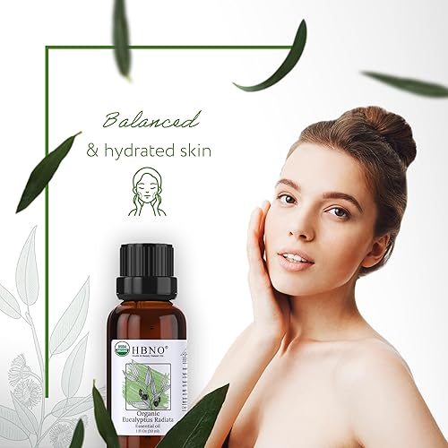 Miniatura 5 de HBNO Aceite esencial de salvia orgánica, 1 onza (1.0 fl oz), aceite esencial de salvia orgánica certificado por USDA, destilado al vapor para