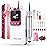 Electric Nail Drill Professional, Portable Nail File for Acrylic Gel Nails, Cordless Rechargeable Ultra Power Nail Drill Kit 40000RPM, HMC320 Salon-Grade Efile Nail Machine (White)