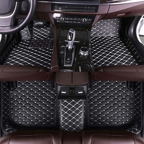 Miniatura 8 de PUREUV Alfombrillas personalizadas de piel sintética para el 98% de los sedanes, SUV, deportivos, cobertura completa, lindas alfombras para hombres