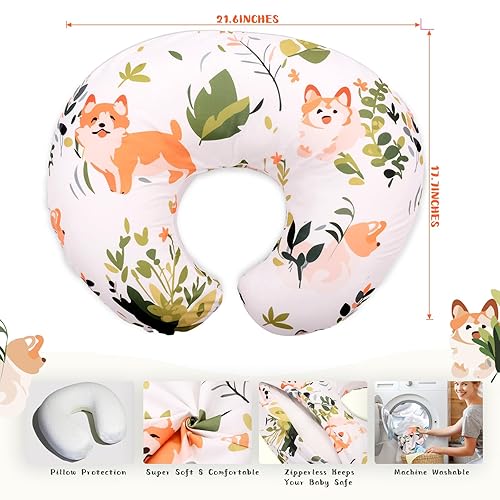 Miniatura 3 de Cloele Funda de almohada de lactancia para almohadas de lactancia materna, fundas de almohada de lactancia materna para perros para bebés, niños y