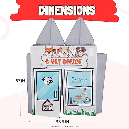 Miniatura 2 de Couch Swag Panel de juego para sofá de espuma para niños, sofá para niños (oficina veterinaria)