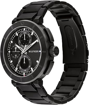 Tommy Hilfiger Analogue Multifunction Quartz Watch for Men with Stainless Steel Bracelet
