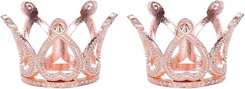 MECCANIXITY Soporte de exhibición de bolas de cristal, soporte para huevos en forma de corona, soporte de bola de vidrio de aleación, 1.14 pulgadas,