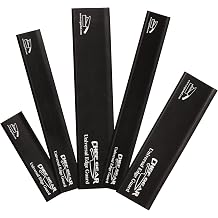 Ergo Chef 5pc Universal Knife Edge Guard Set Black Multi-sized / Chef knife, Santoku, Bread, Utility and Paring knives