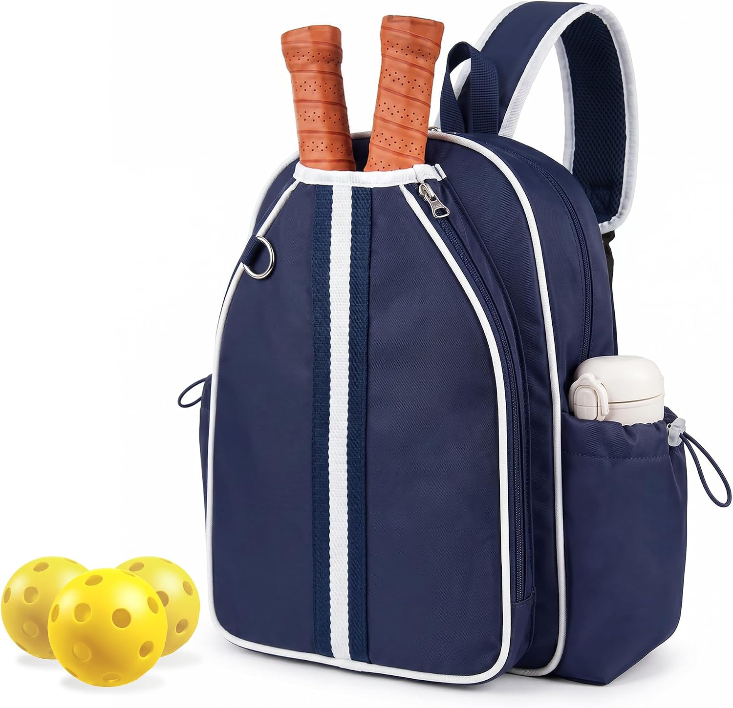 Pickleball Bag for Women & Men Sling Crossbody Backpack Waterproof Pocket & Fence Hook Racket Bags