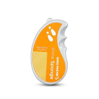Shoe mistri Instant Shine Sponge for Shoes – Clean & Shine All Colours – Self-Shining Shoe Care Sponge for Leather, PU, Formal Shoes & Boots