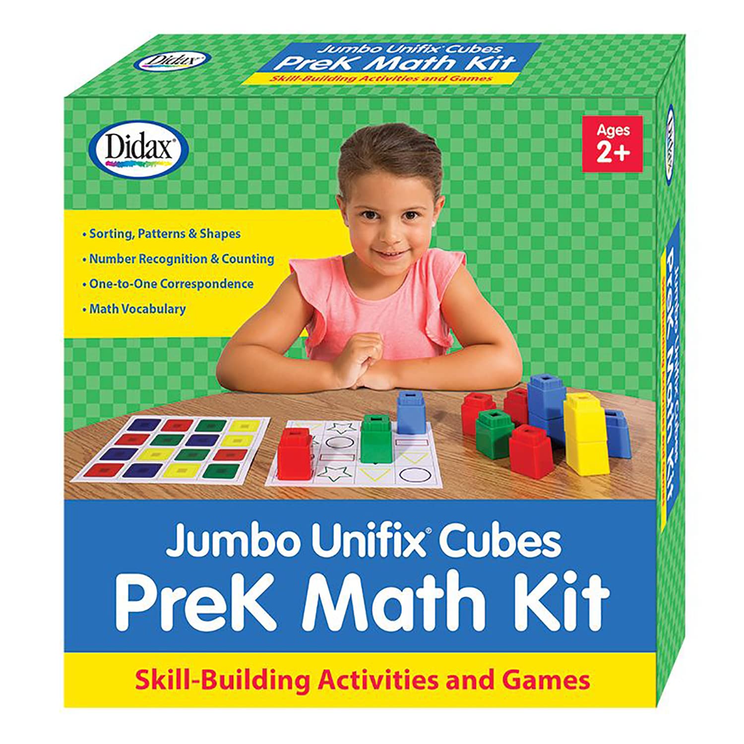 Didax Jumbo Unifix Cubes PreK Math Kit