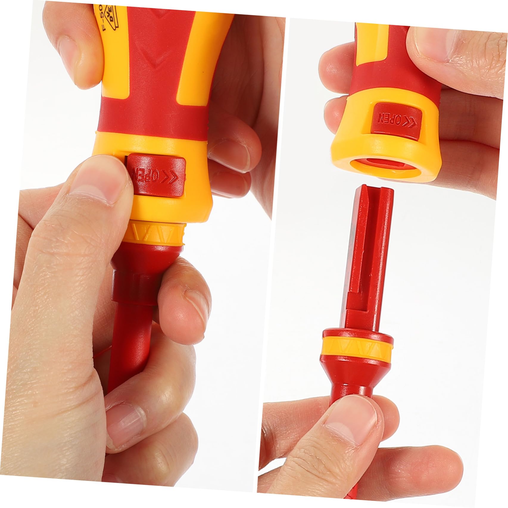 Set Rosso 13 Pezzi di Cacciaviti Isolati 1000v per Elettricista