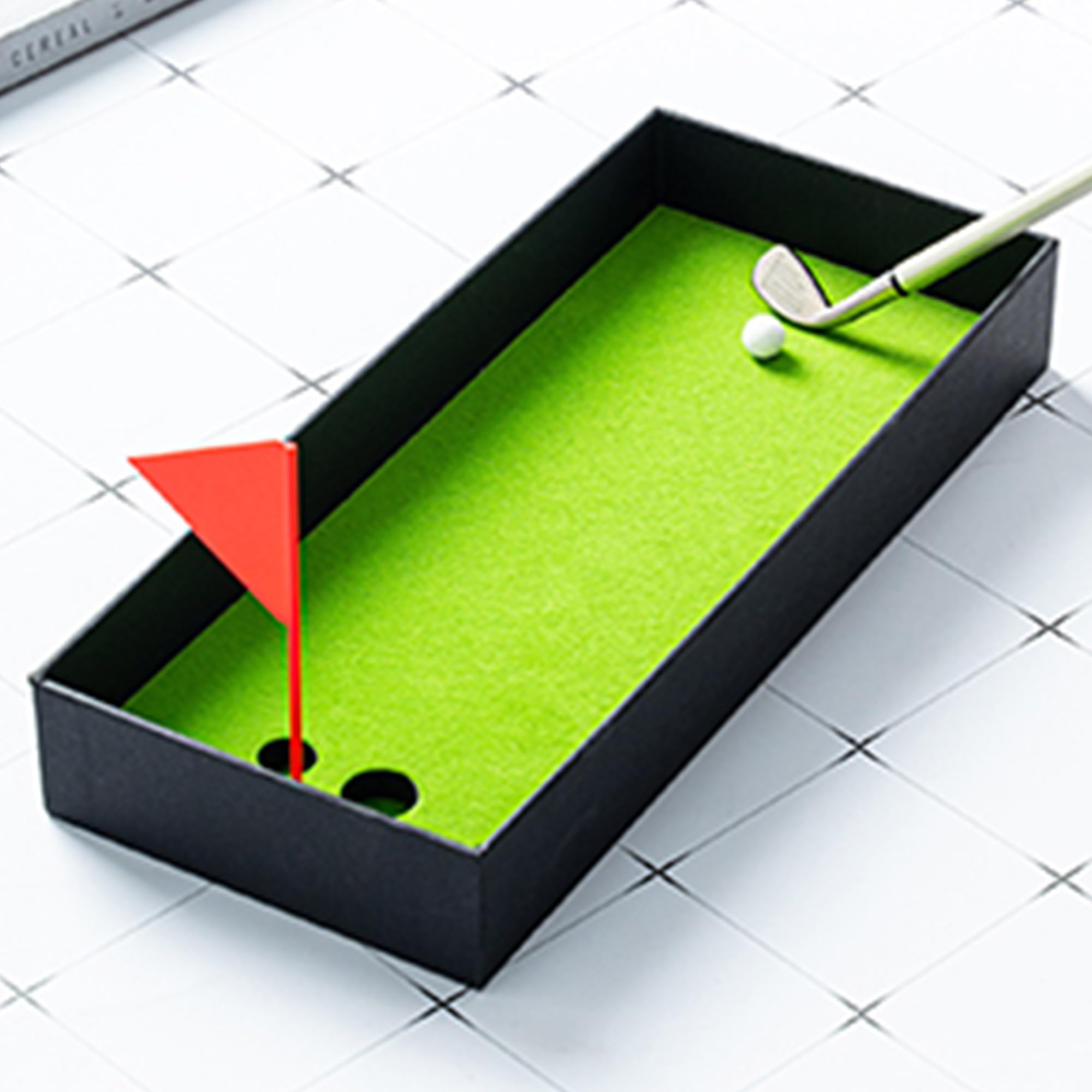 Mini Set di Penne da Golf con Bandiera a Palline, Mazze Golf Decorazioni Cancelleria