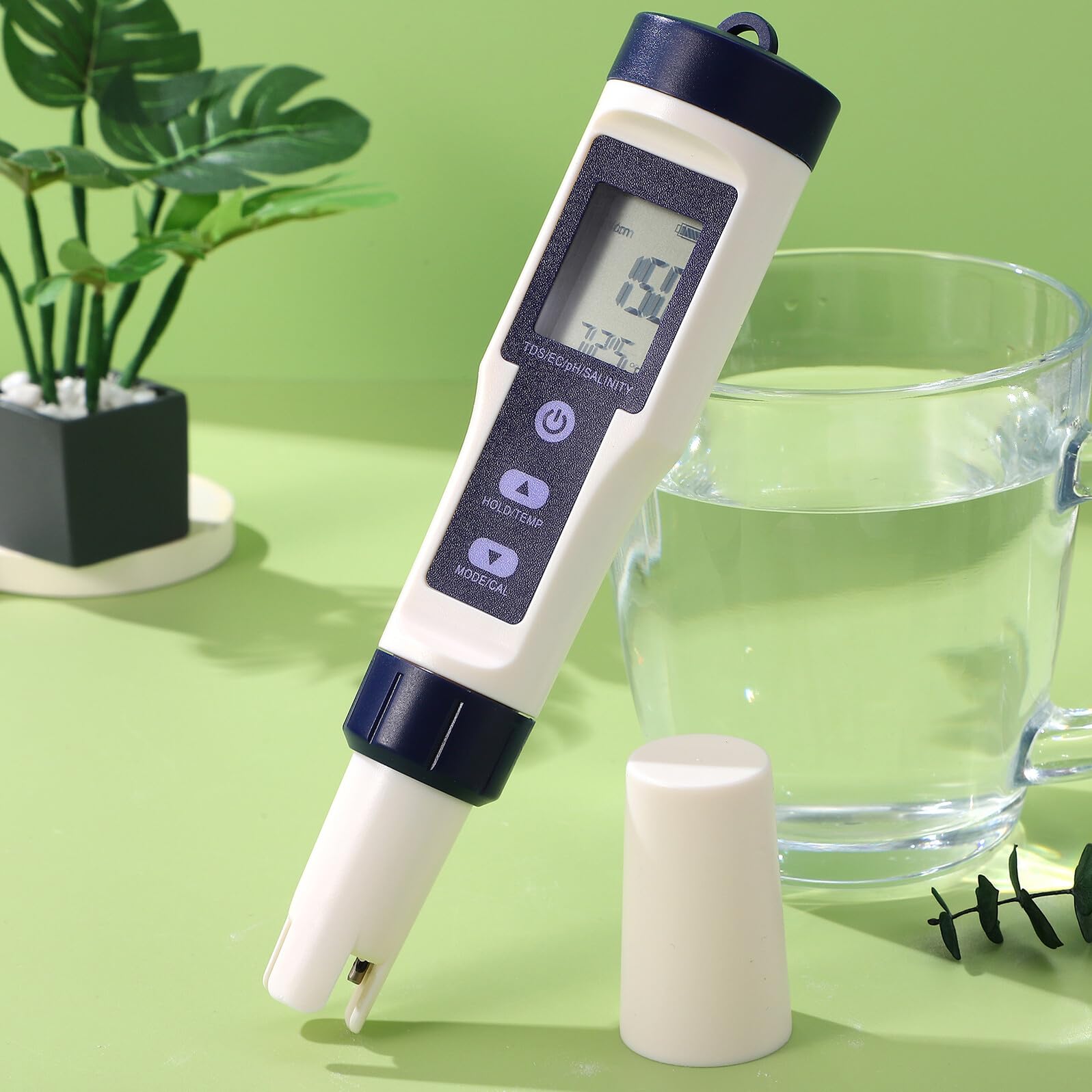 Digitaler Wassertester Fünffach für Pool und Thermalwasser
