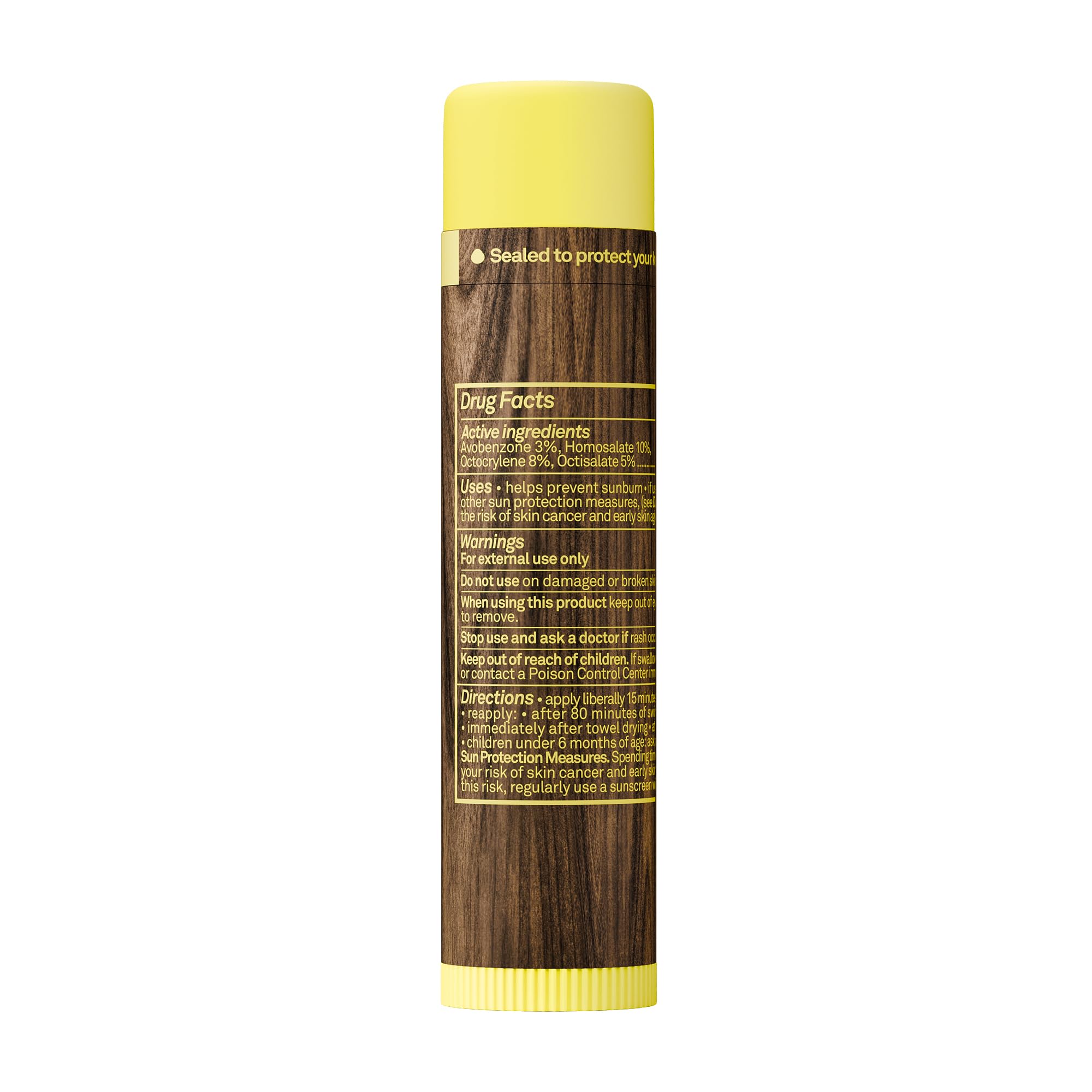 SUN BUM SPF30 Balsamo per le labbra Banana (Importazione degli Stati Uniti)