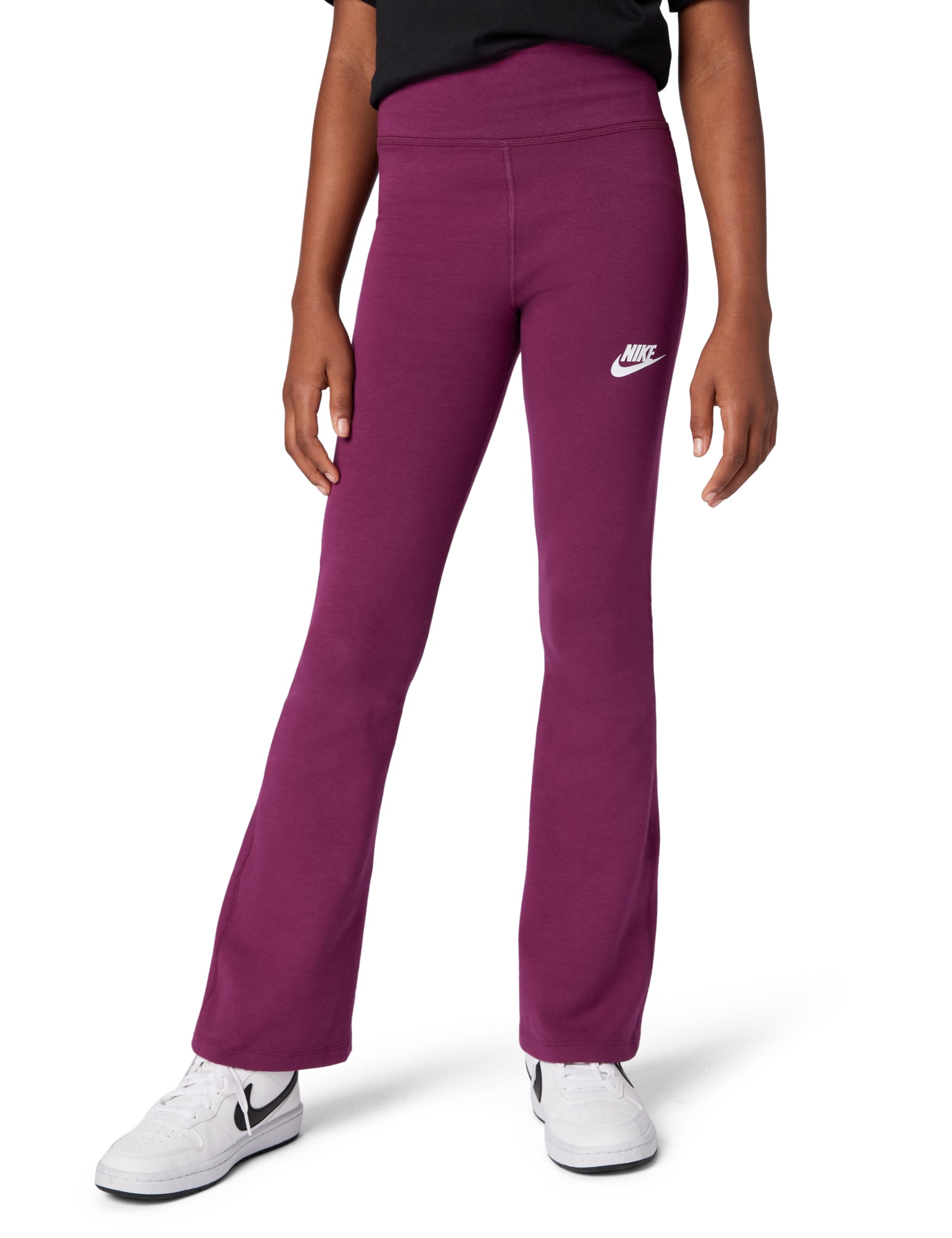 NIKE G Nsw Clssc Hr Flare Tght Lbr - Tights Dziewczynki